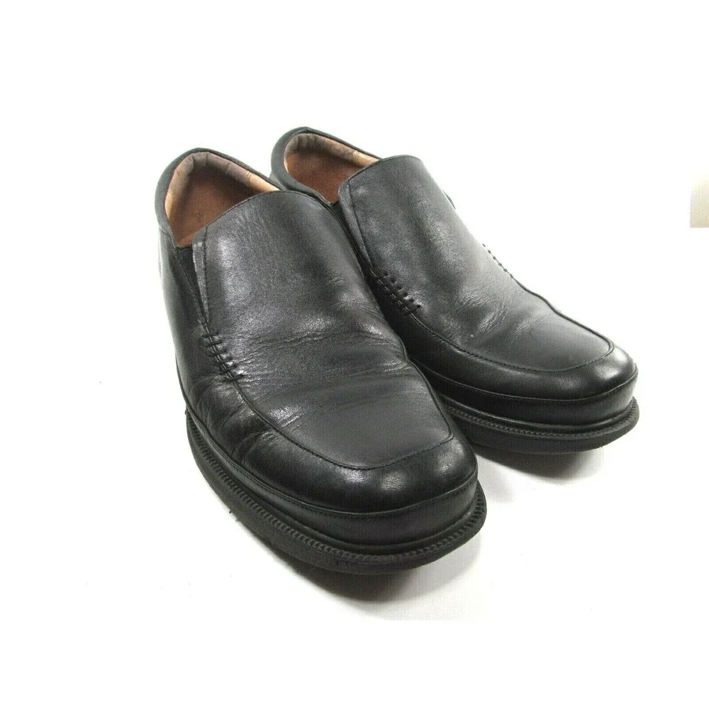 Abeo Bio System Linwood Black Leather Loafers Mens Size US 11